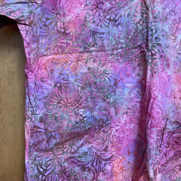 Tafford Pink & Purple Scrub Top – M - Picture 2 of 3